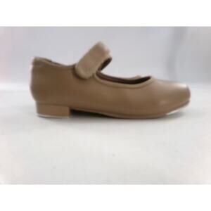 Dance Tap Shoes Danshuz 534 Toddler 13.5M Tan Mary Jane Easy Strap